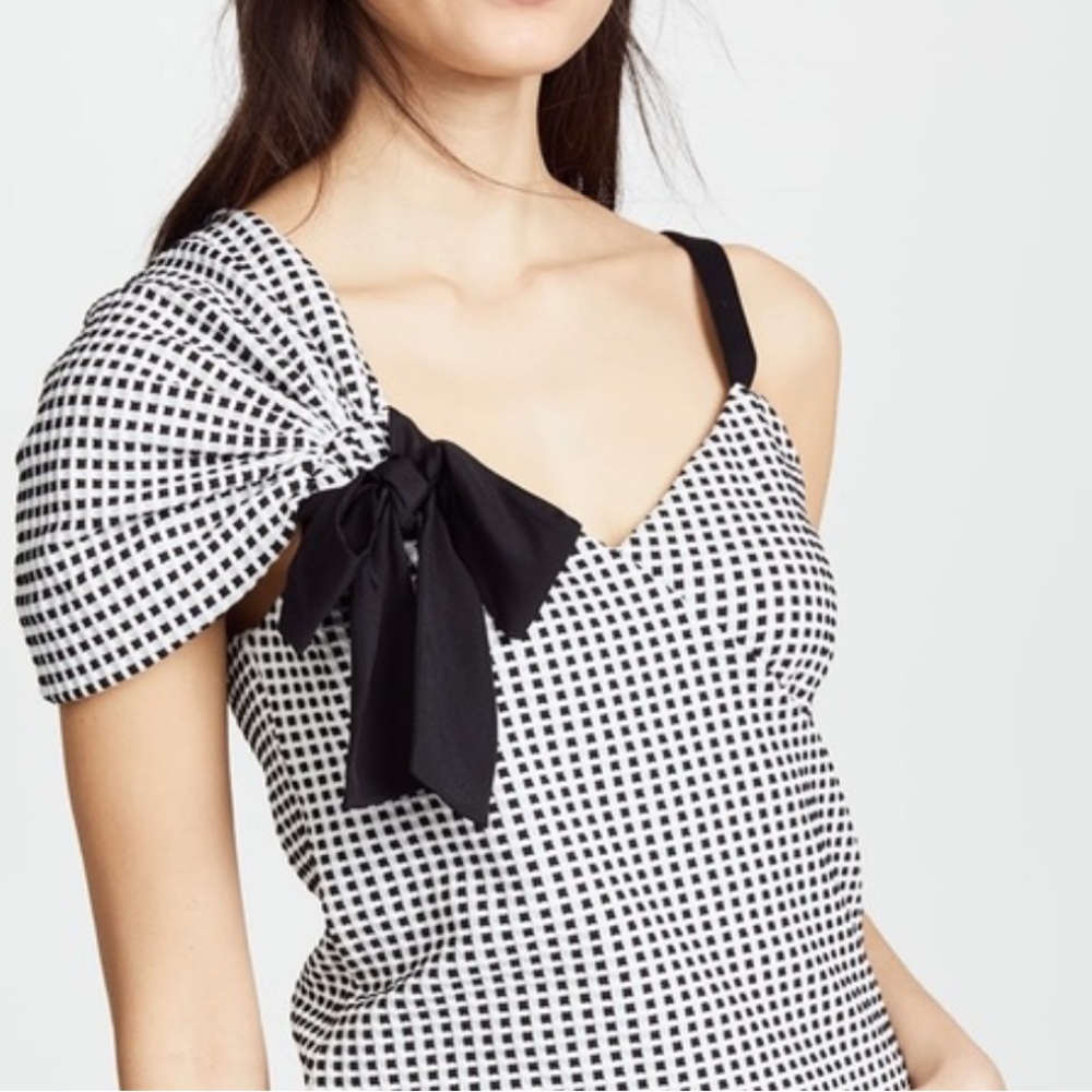 🌻NWOT • Club Monaco • Black & White Top •